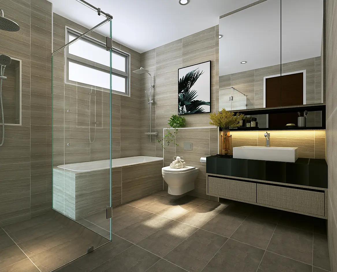 Master bathroom