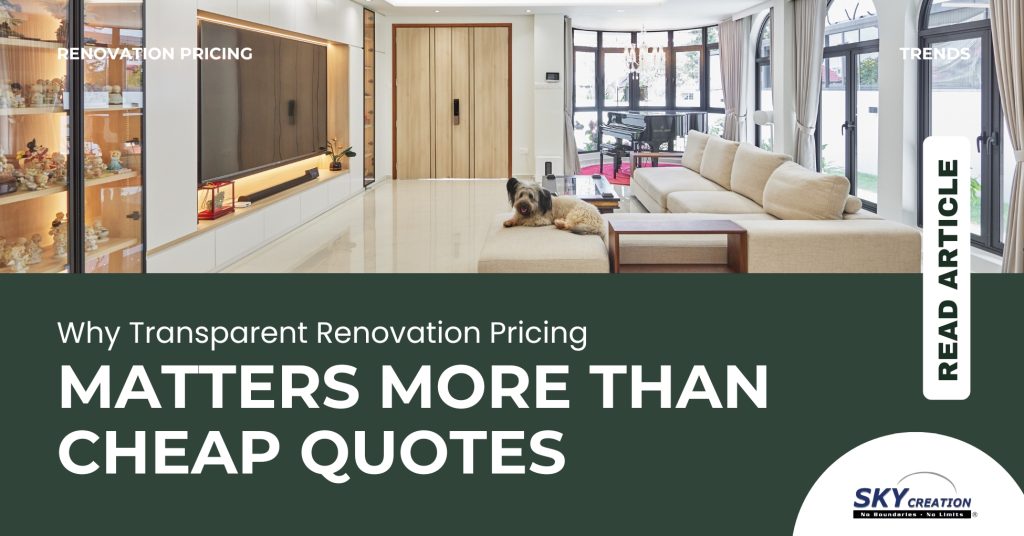 Landed Home Renovation in Singapore: Why It Requires a Different Design Approach