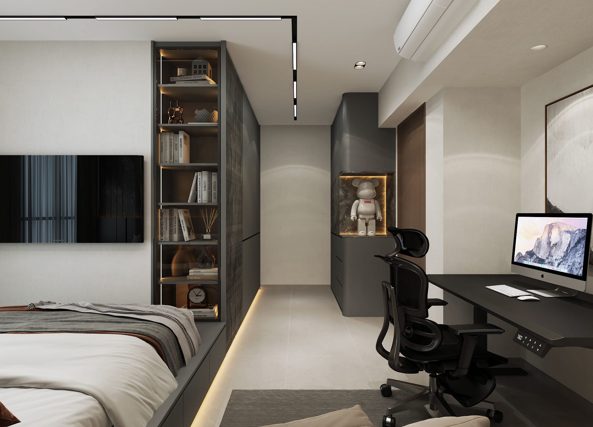 Summer Villas kitchen with full-height storage and a bright practical layout