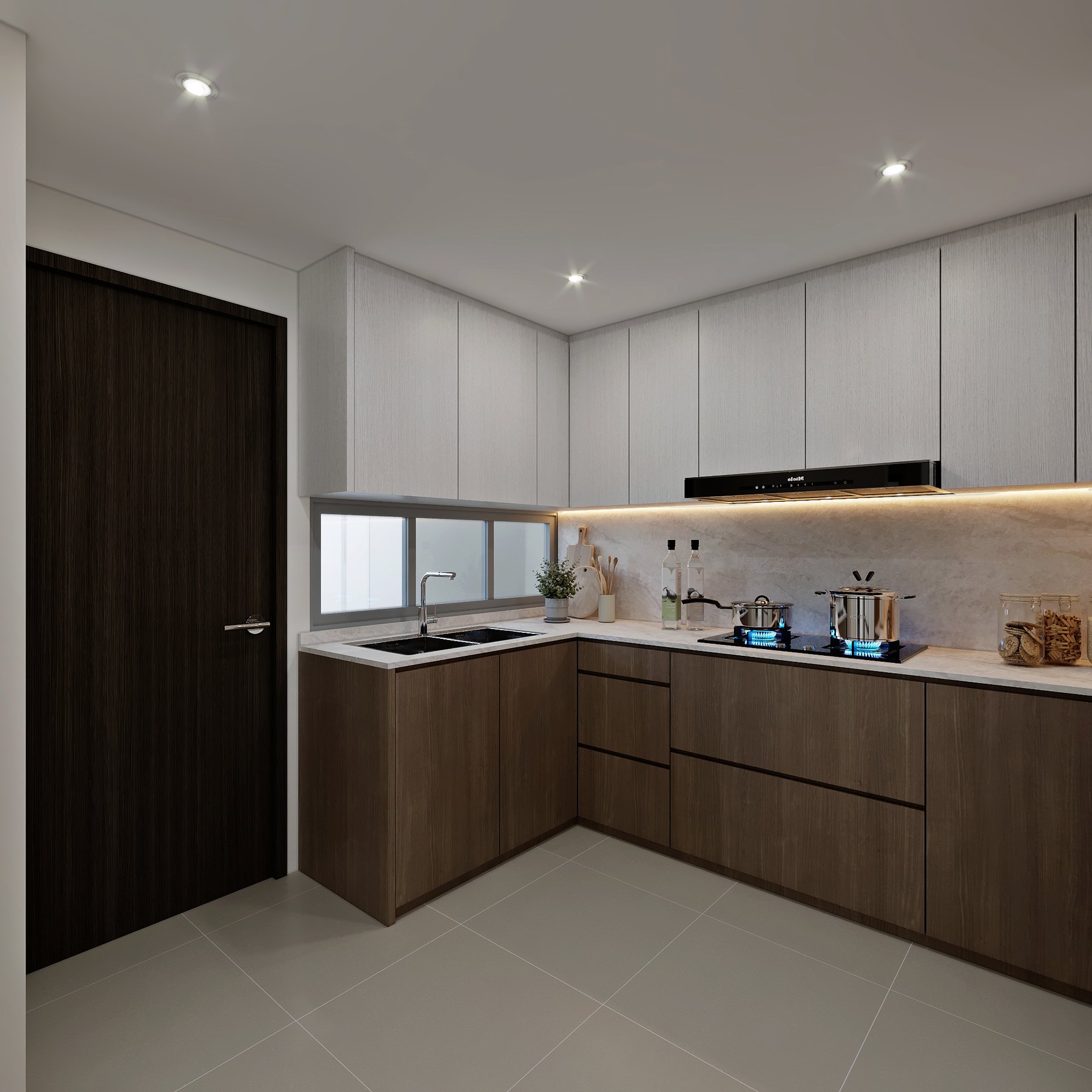 Azalea Modern kitchen 3D interior design