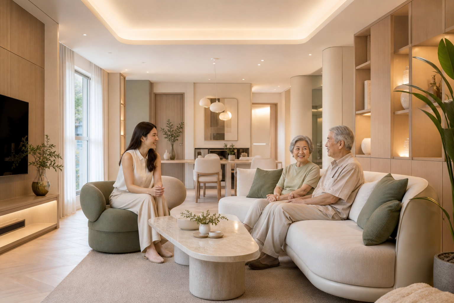 Premium AgeWell Living interior design for ageing-in-place by Sky Creation