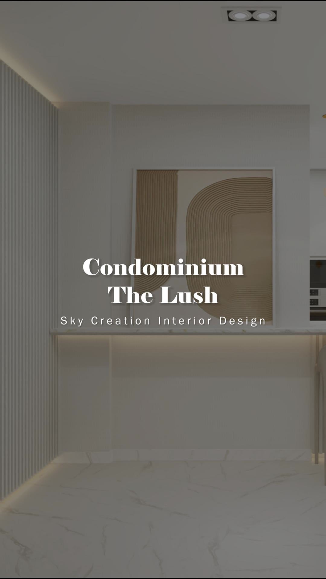 Original The Lush 3D cover showing the bright entrance, vertical fluting and sculptural wall artwork