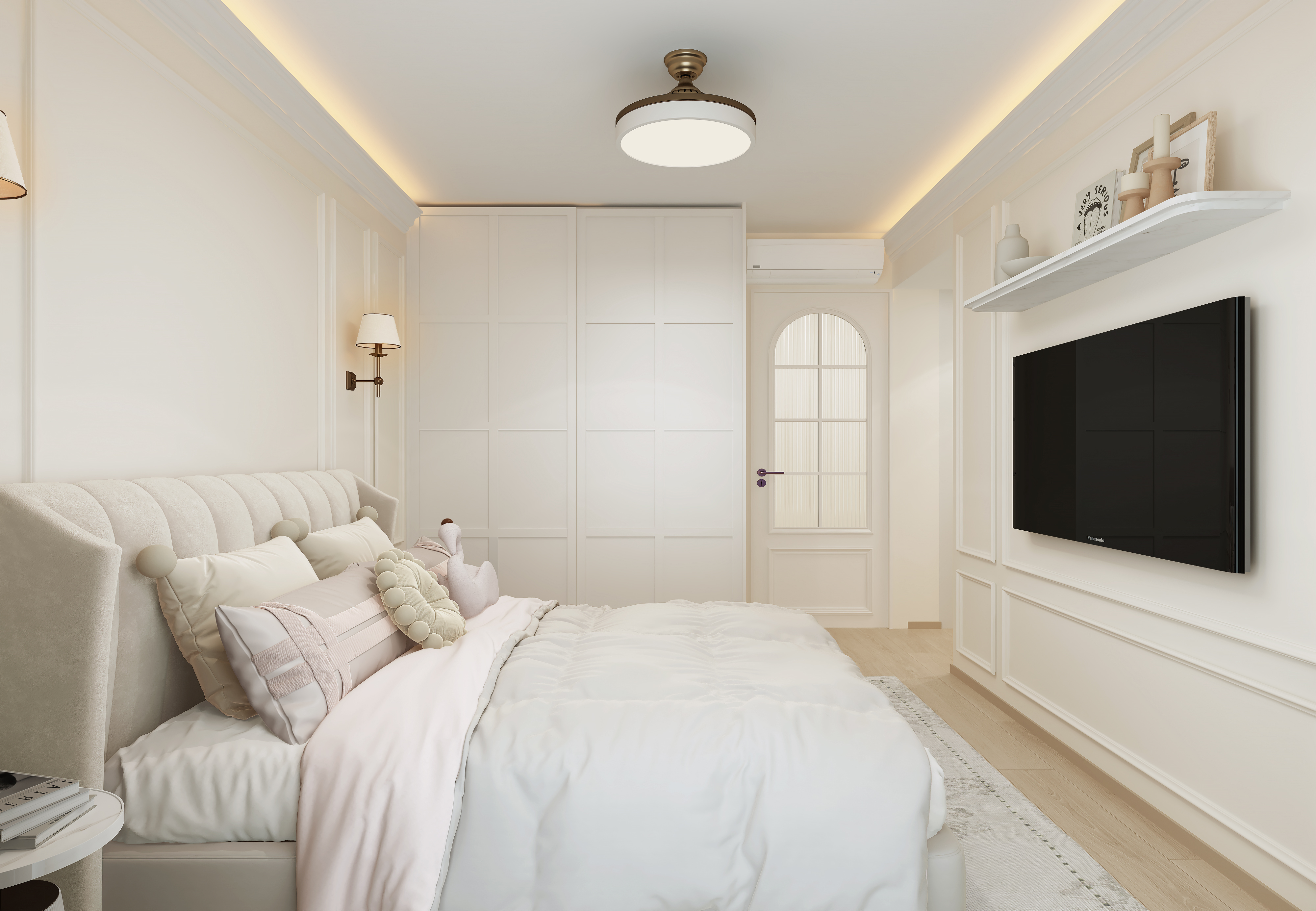 Grand Dunman — master bedroom, 3D design visual