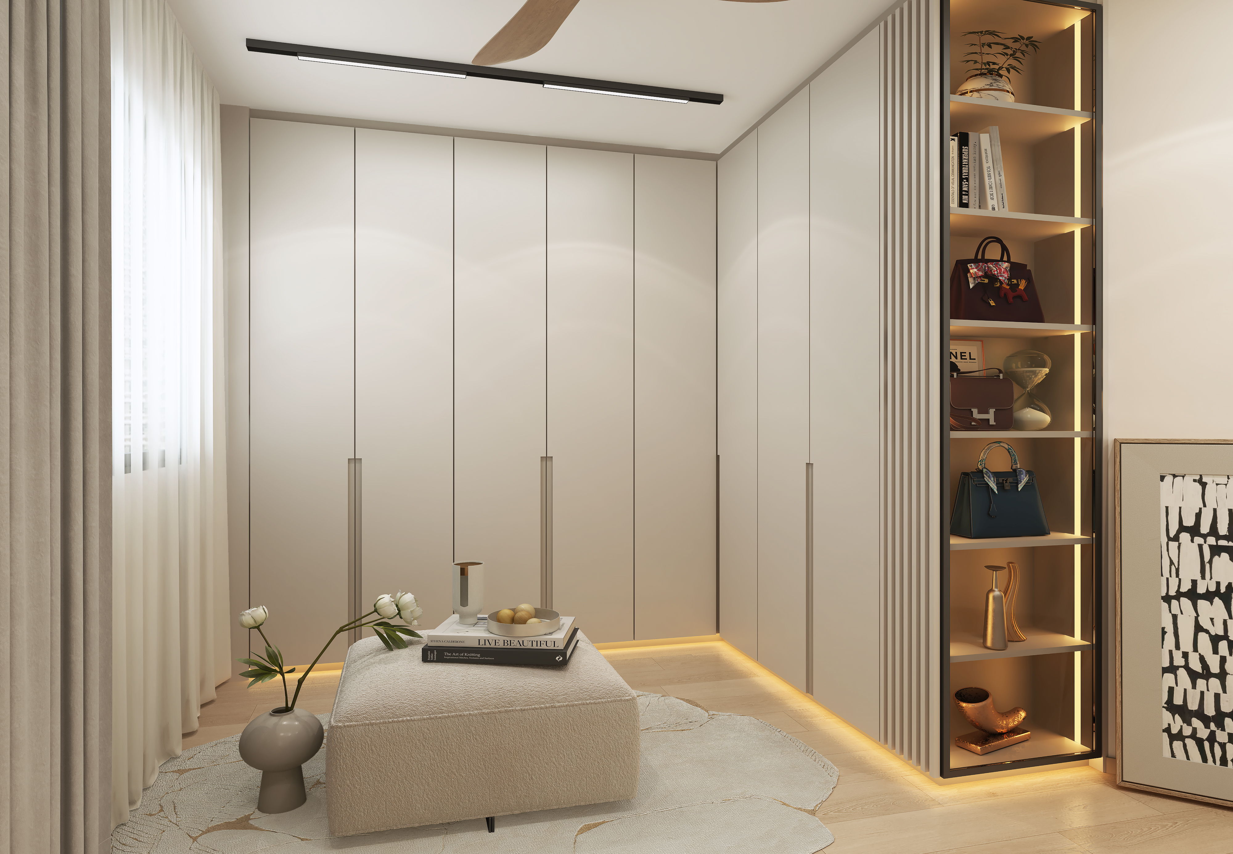HDB Clementi Avenue 3 — Interior view, 3D design visual
