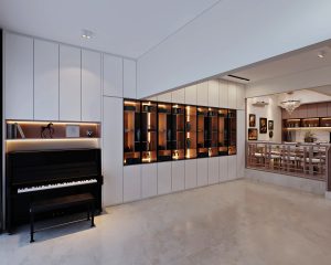 Cashew Terrace — living, scandinavian 3D design visual