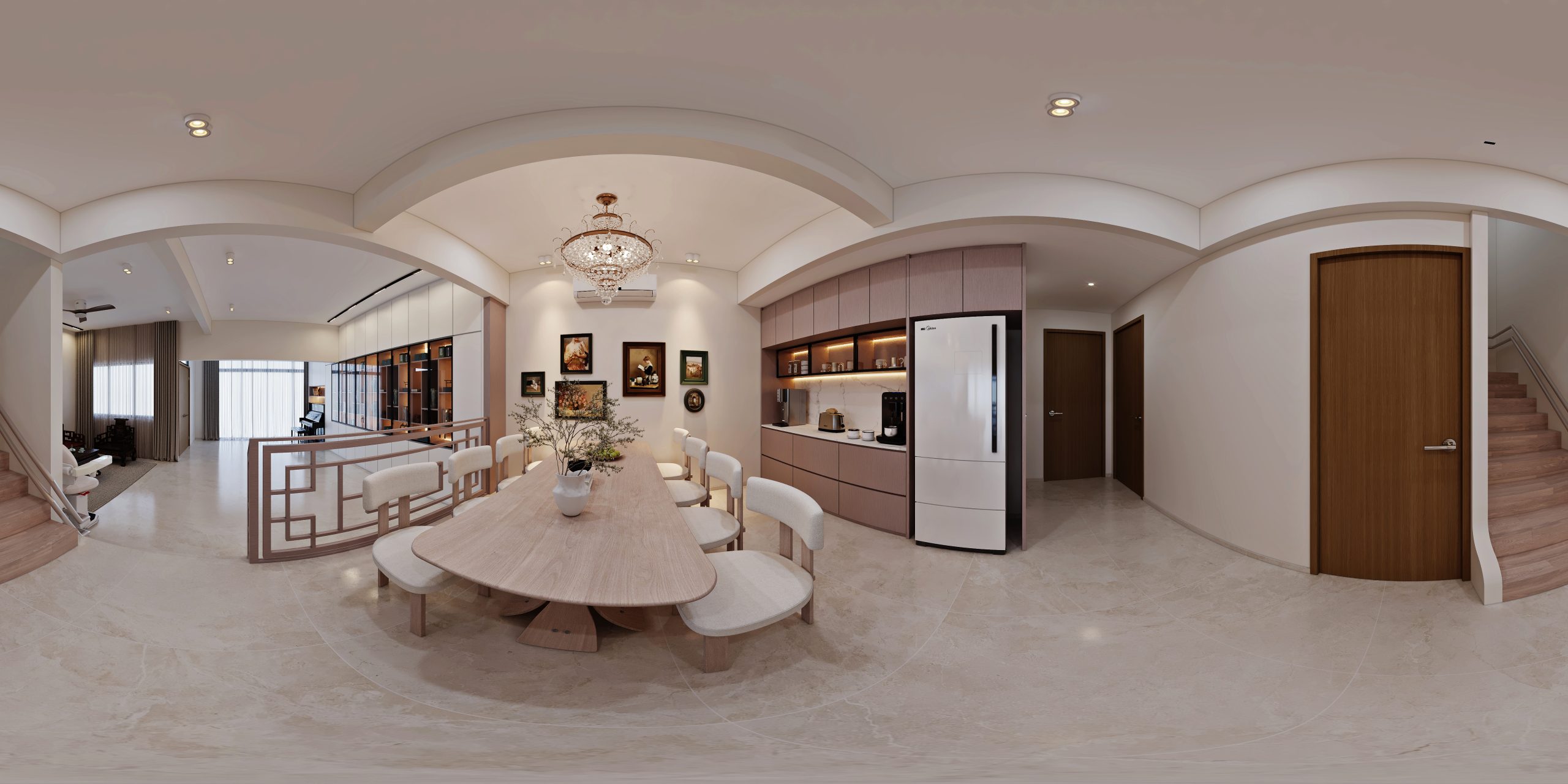 Cashew Terrace — dining, scandinavian 3D design visual