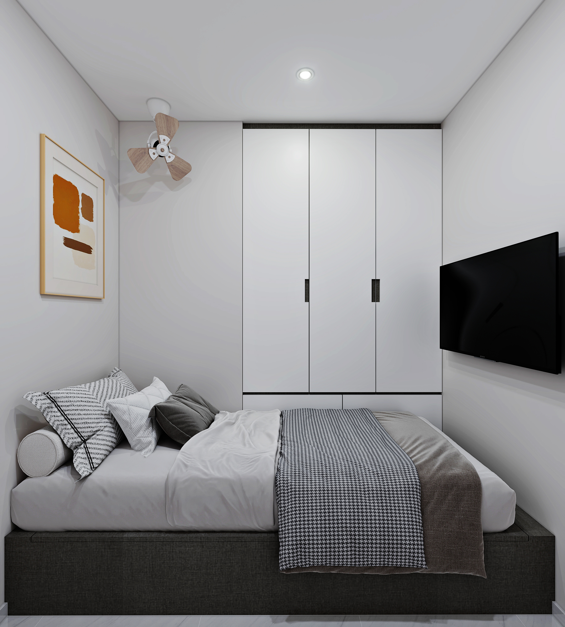 Signature Park — additional bedroom, modern 3D design visual
