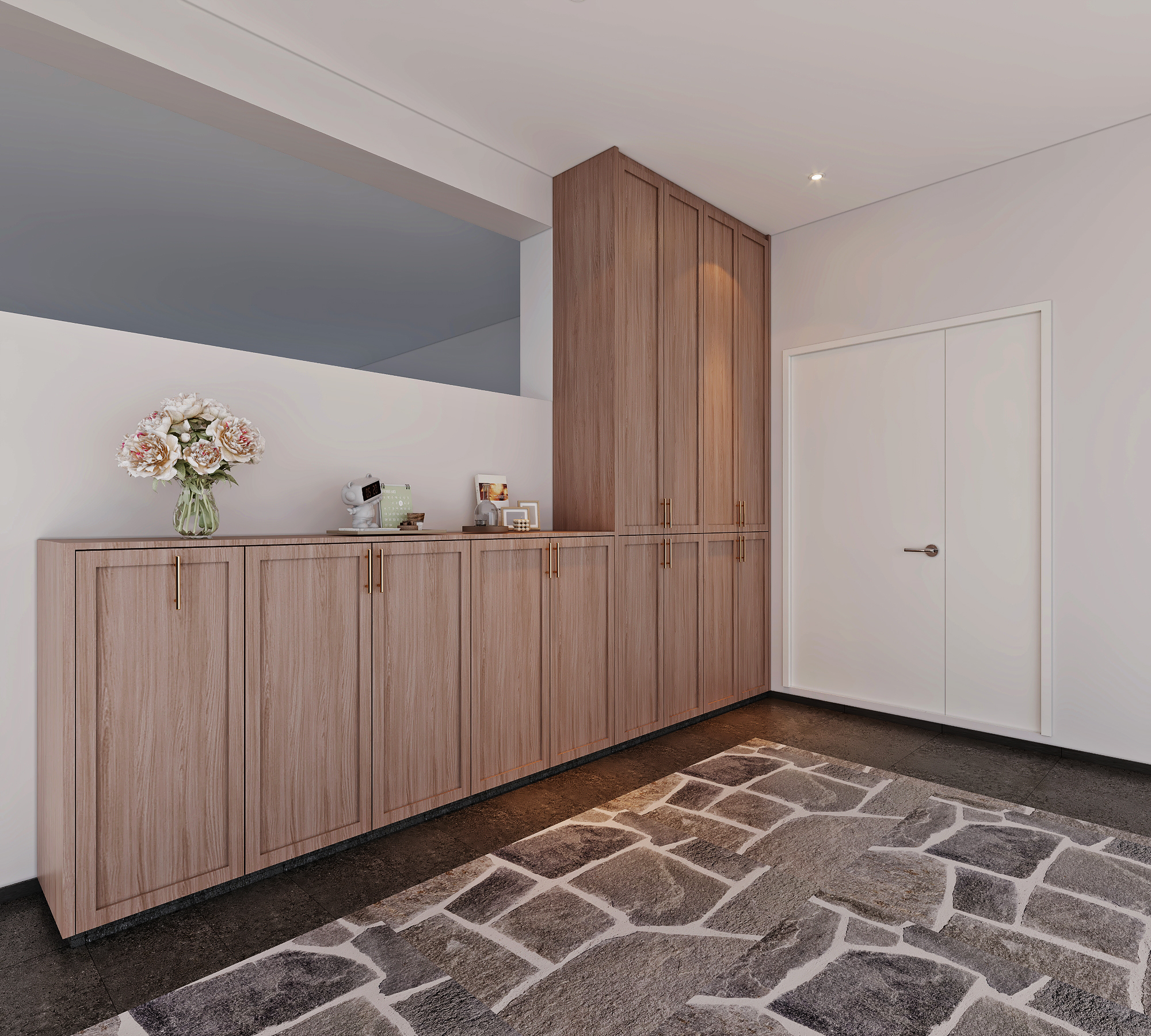 Loyang Place — shoes cabinet, modern peranakan 3D design visual