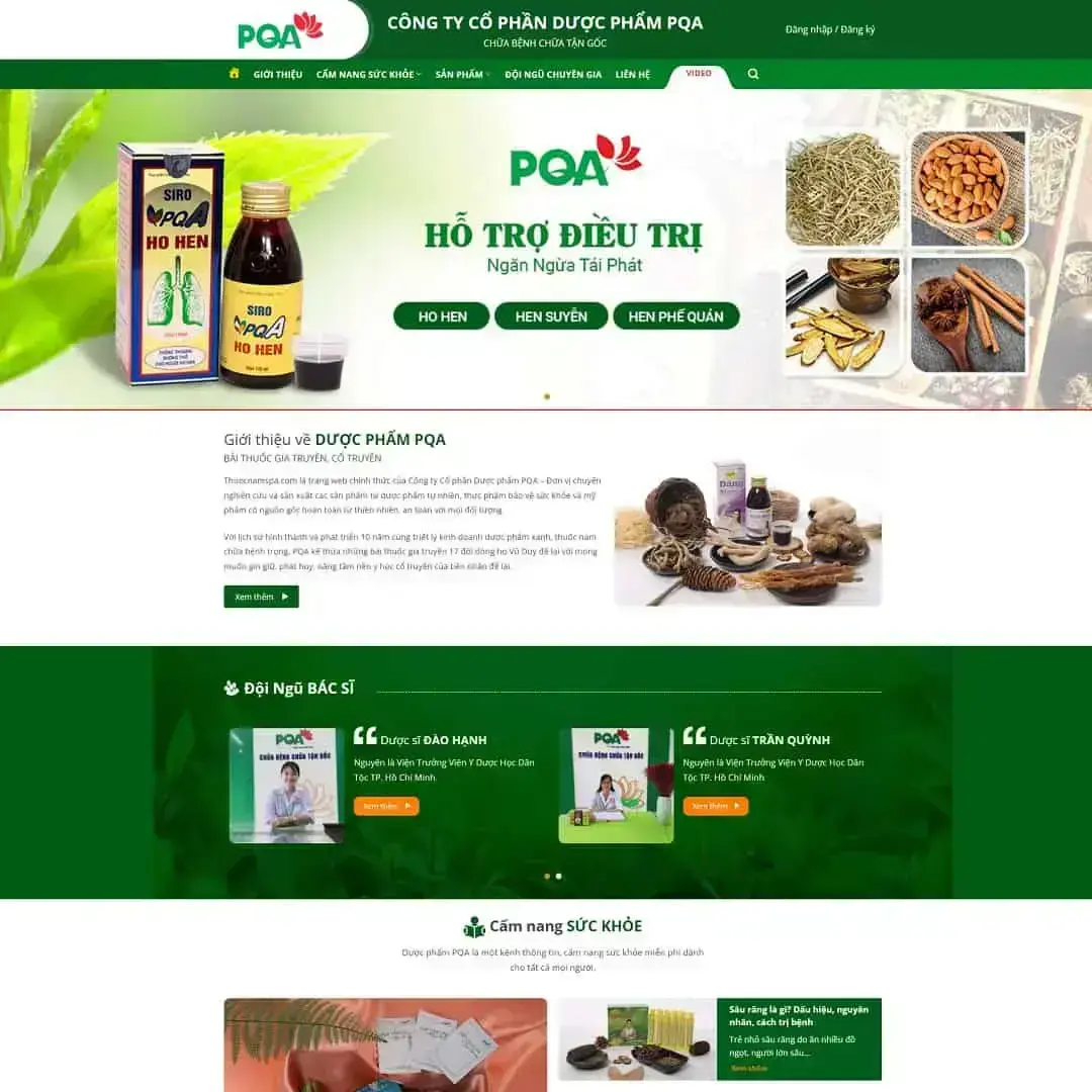 WordPress theme for selling pharmaceuticals and herbal medicines