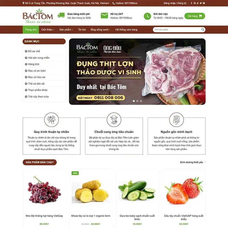 Grocery WordPress Theme 02