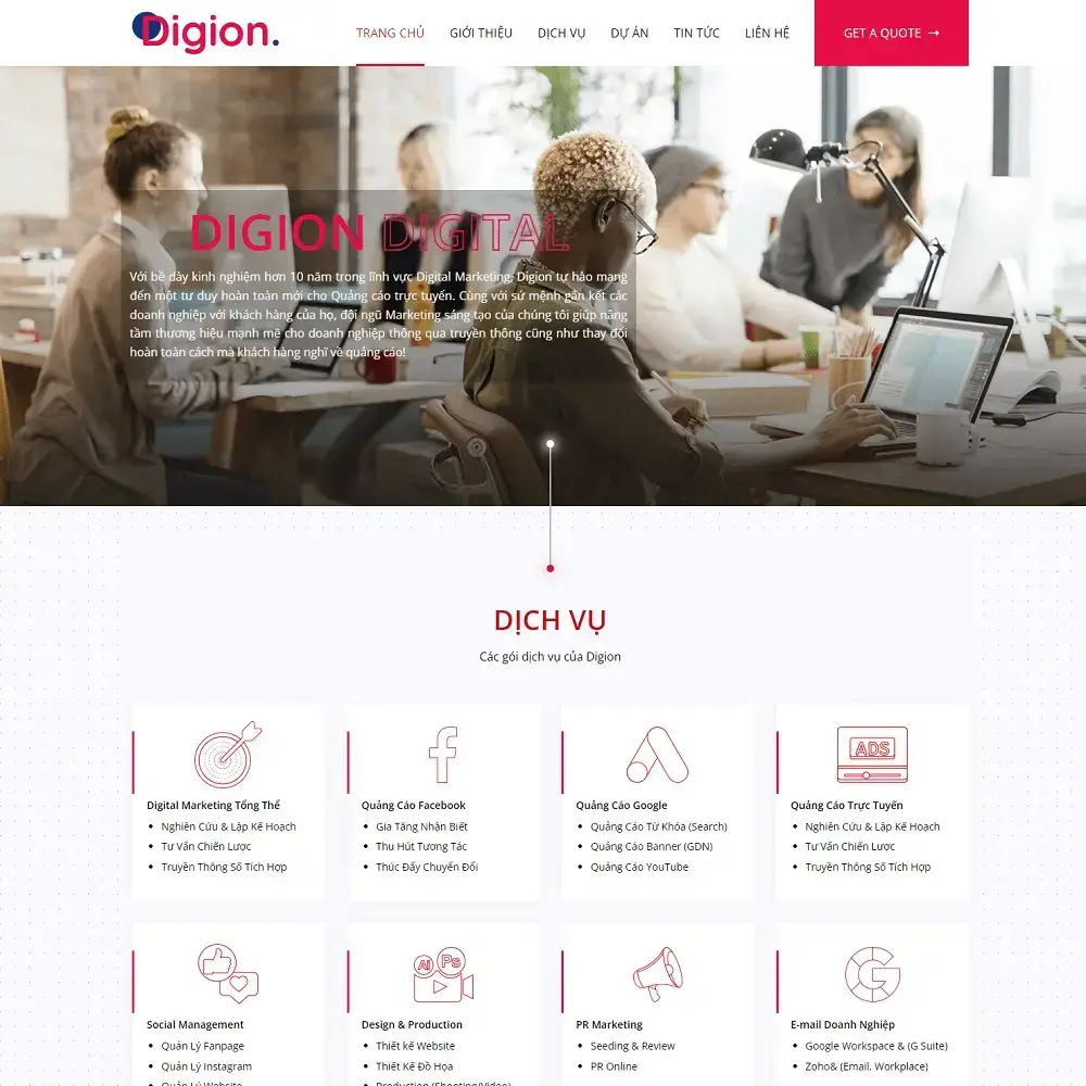 Agency Digital Marketing Online company WordPress theme