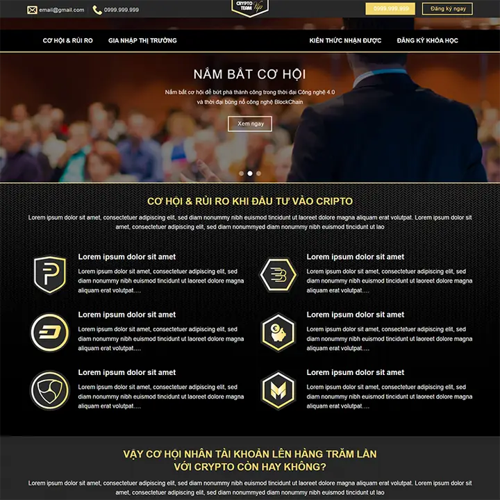 Crypto Company WordPress Theme