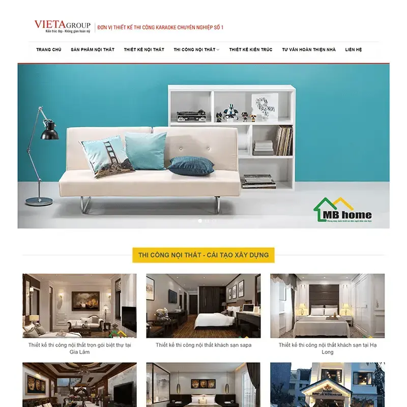 Interior Company WordPress Theme 4