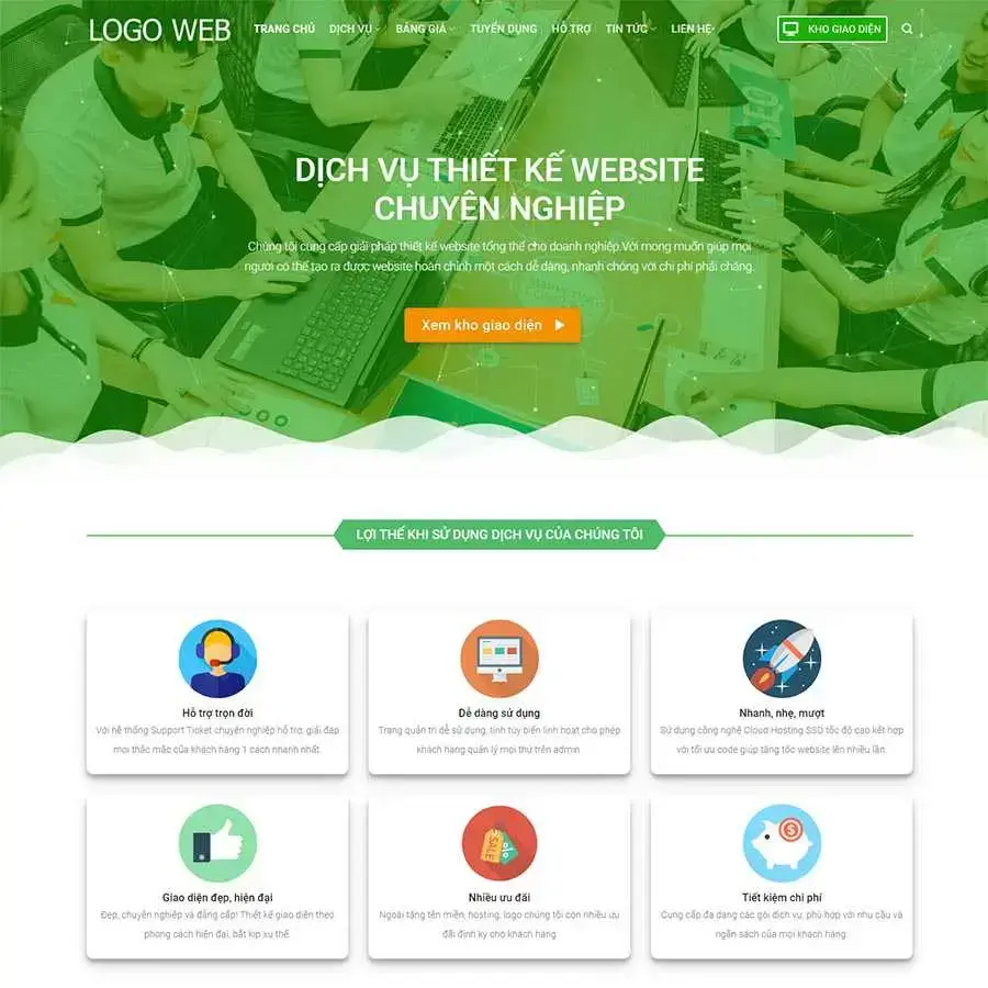 Website Design Company WordPress Theme 03