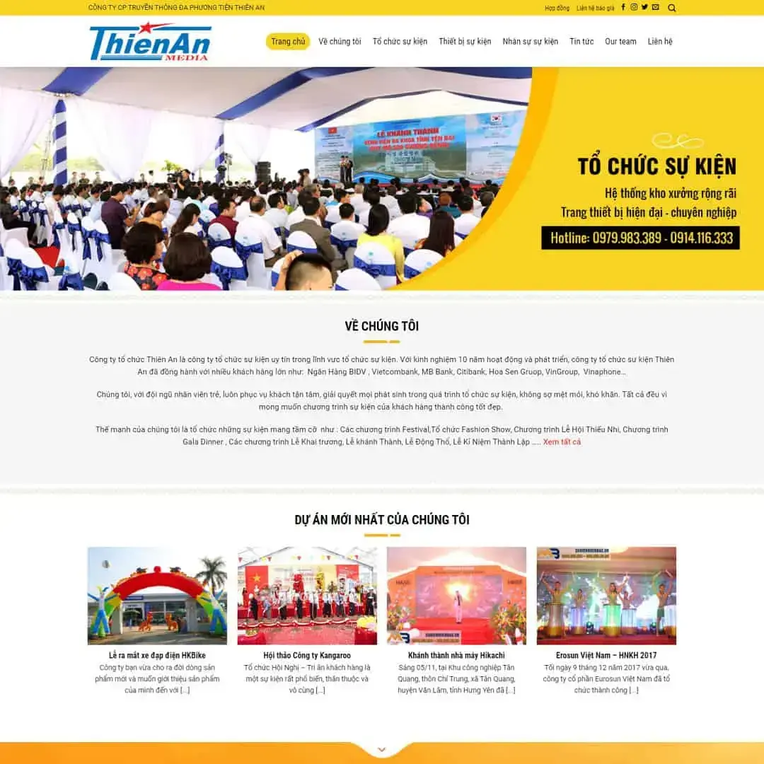 Event Company WordPress Theme 06