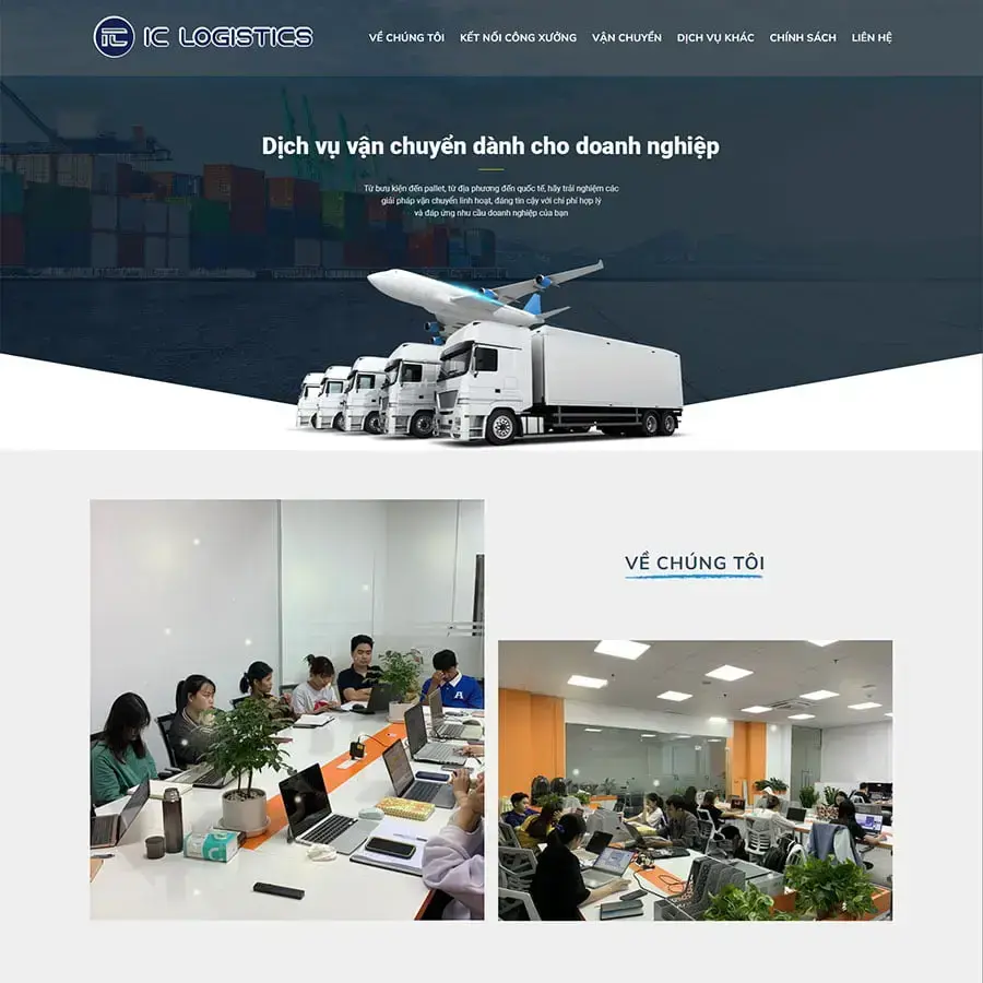 Shipping Company WordPress Theme 03