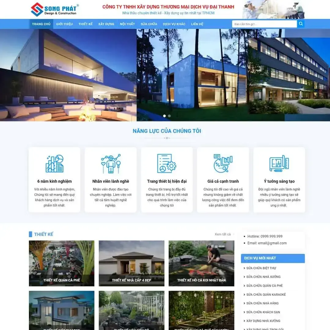 Construction Company WordPress Theme 2