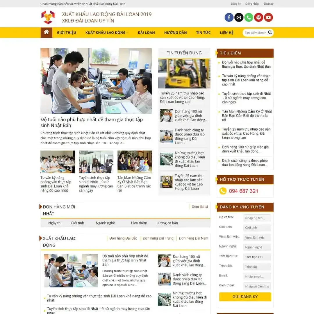 WordPress theme for labor export company 04