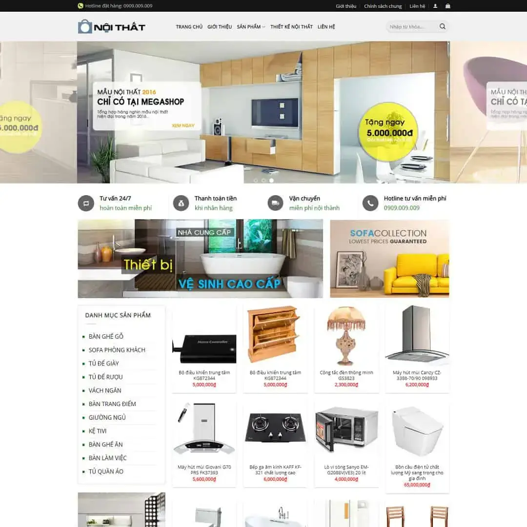 Furniture Store WordPress Theme