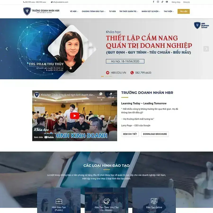Business Training WordPress Theme 02
