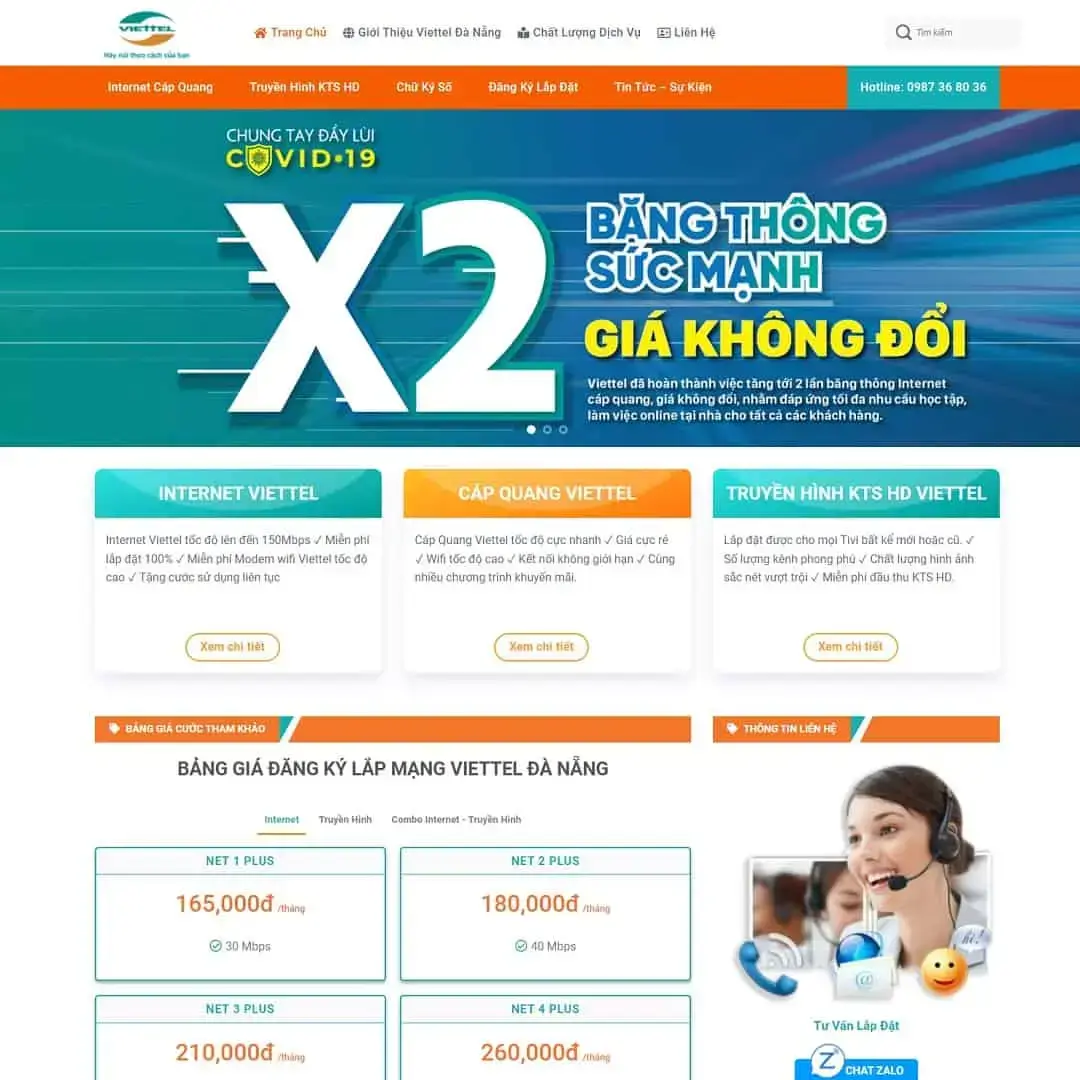 Internet installation service WordPress theme 02
