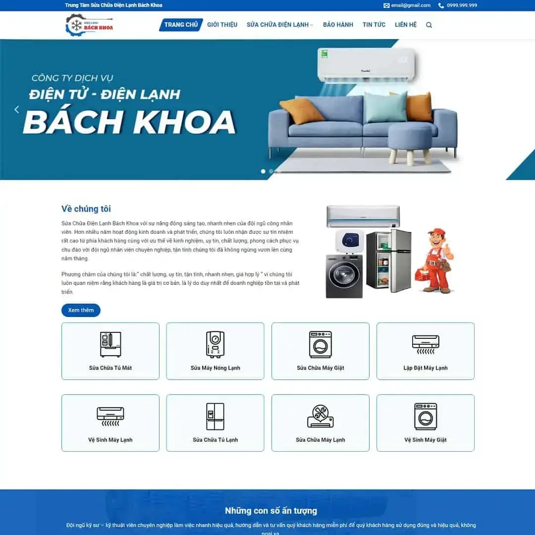 WordPress Theme for Electrical Repair Services