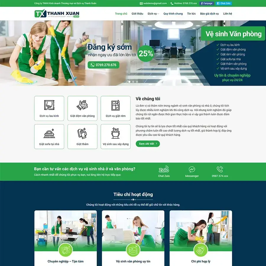 Cleaning Service WordPress Theme 04