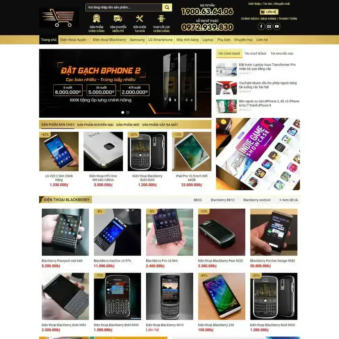 Theme WordPress điện máy 01