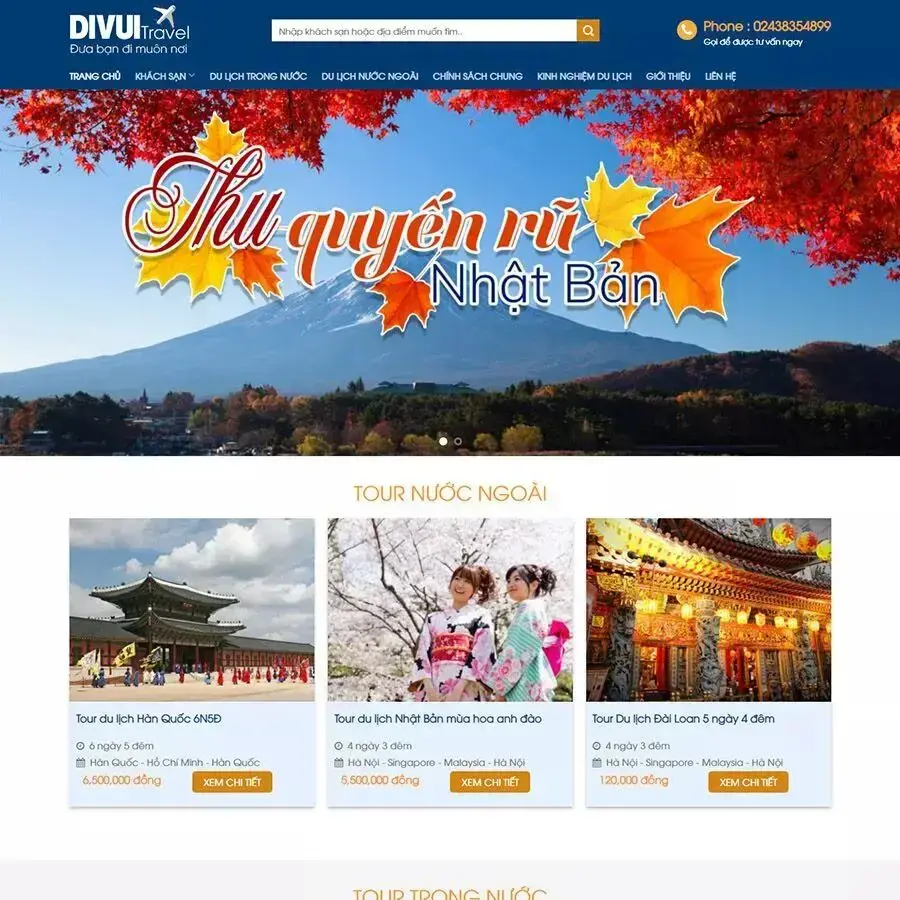 Travel wordpress theme 03