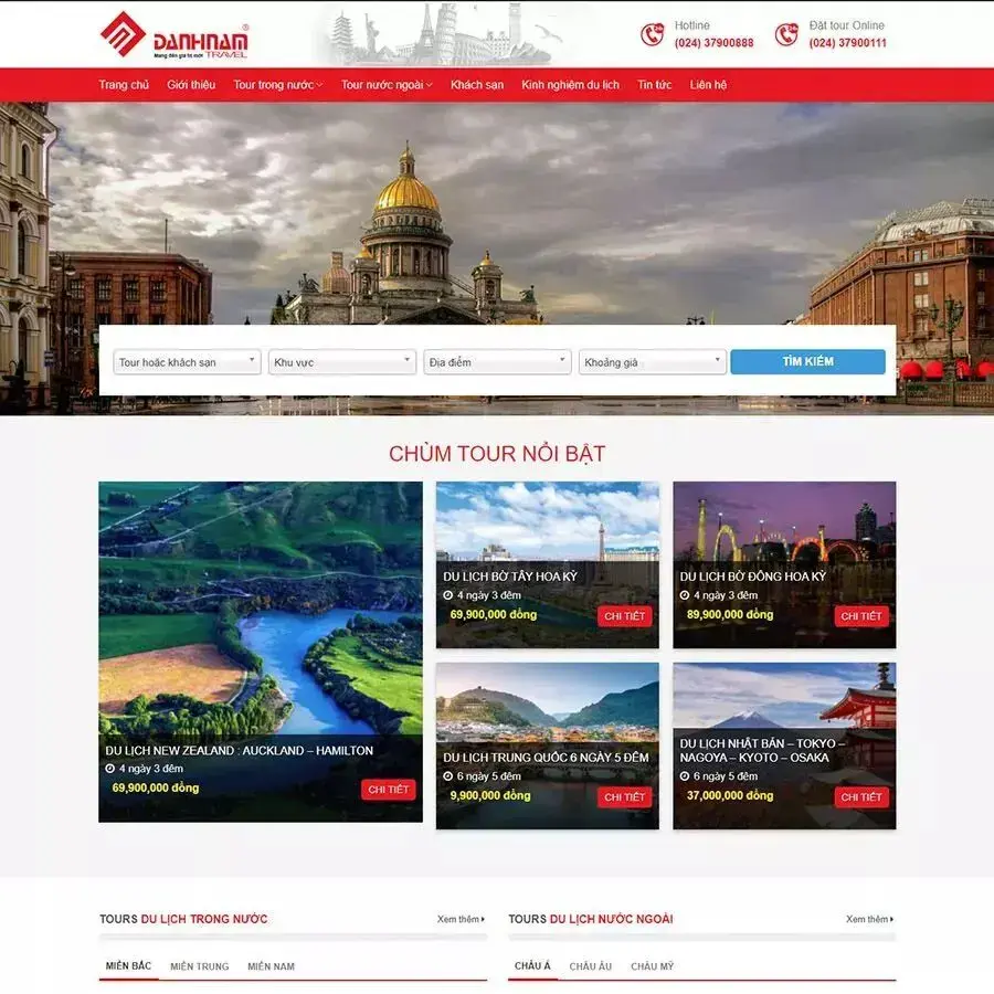 Premium travel wordpress theme 08