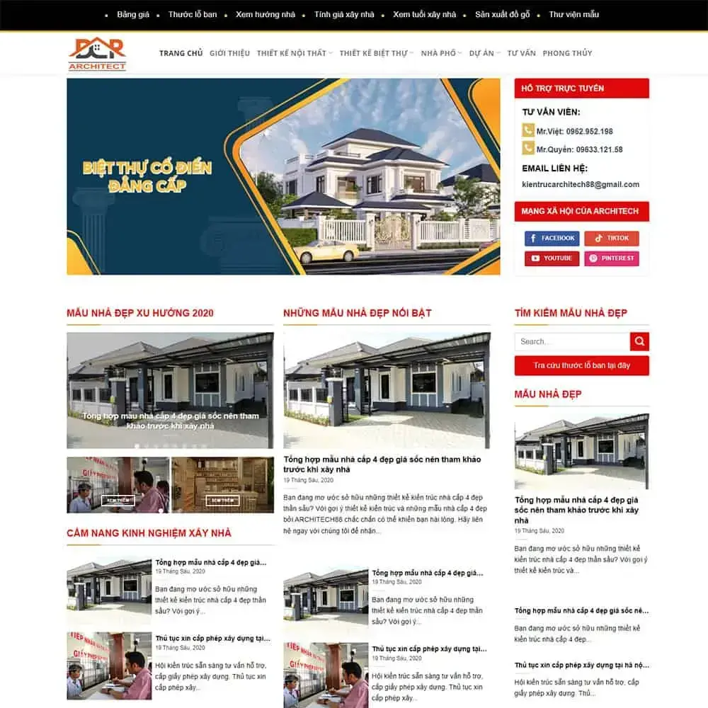 Architecture and construction WordPress theme 03