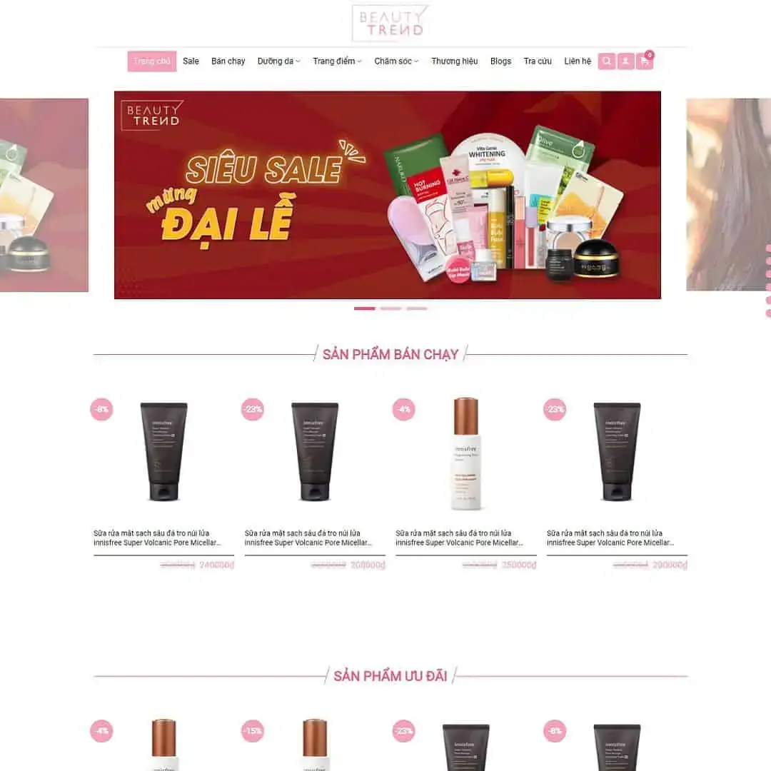 Cosmetic Shop WordPress Theme