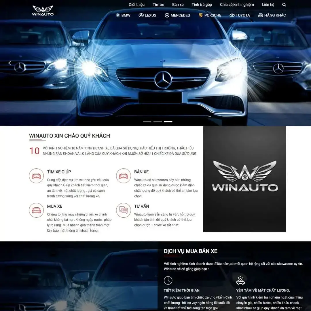Used Car Showroom WordPress Theme