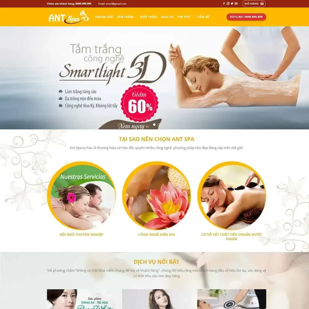 Beauty Spa WordPress Theme 05