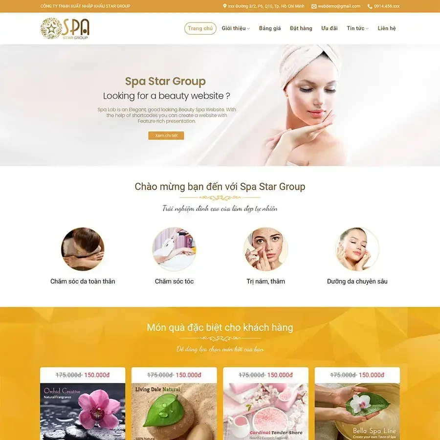 Theme WordPress Spa, beauty 11