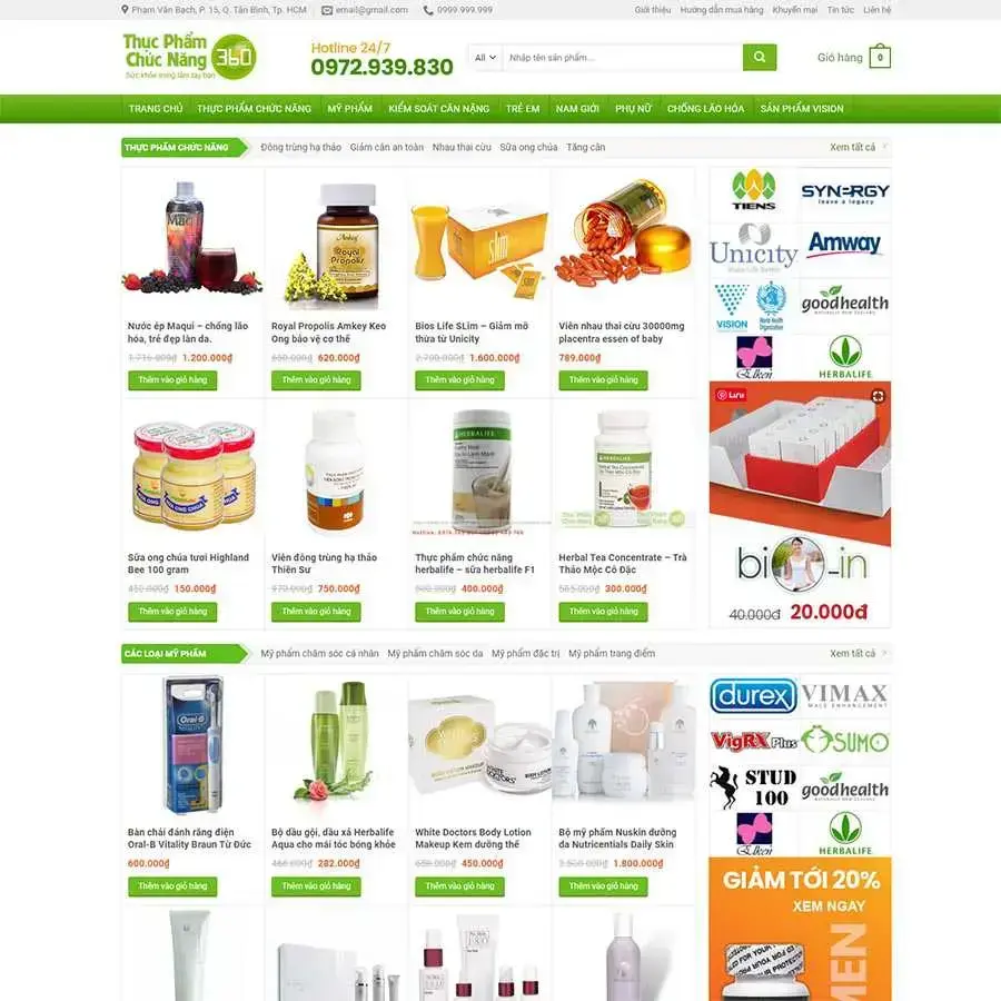 Dietary Supplement WordPress Theme 14