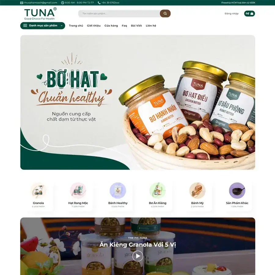 Clean Food WordPress Theme