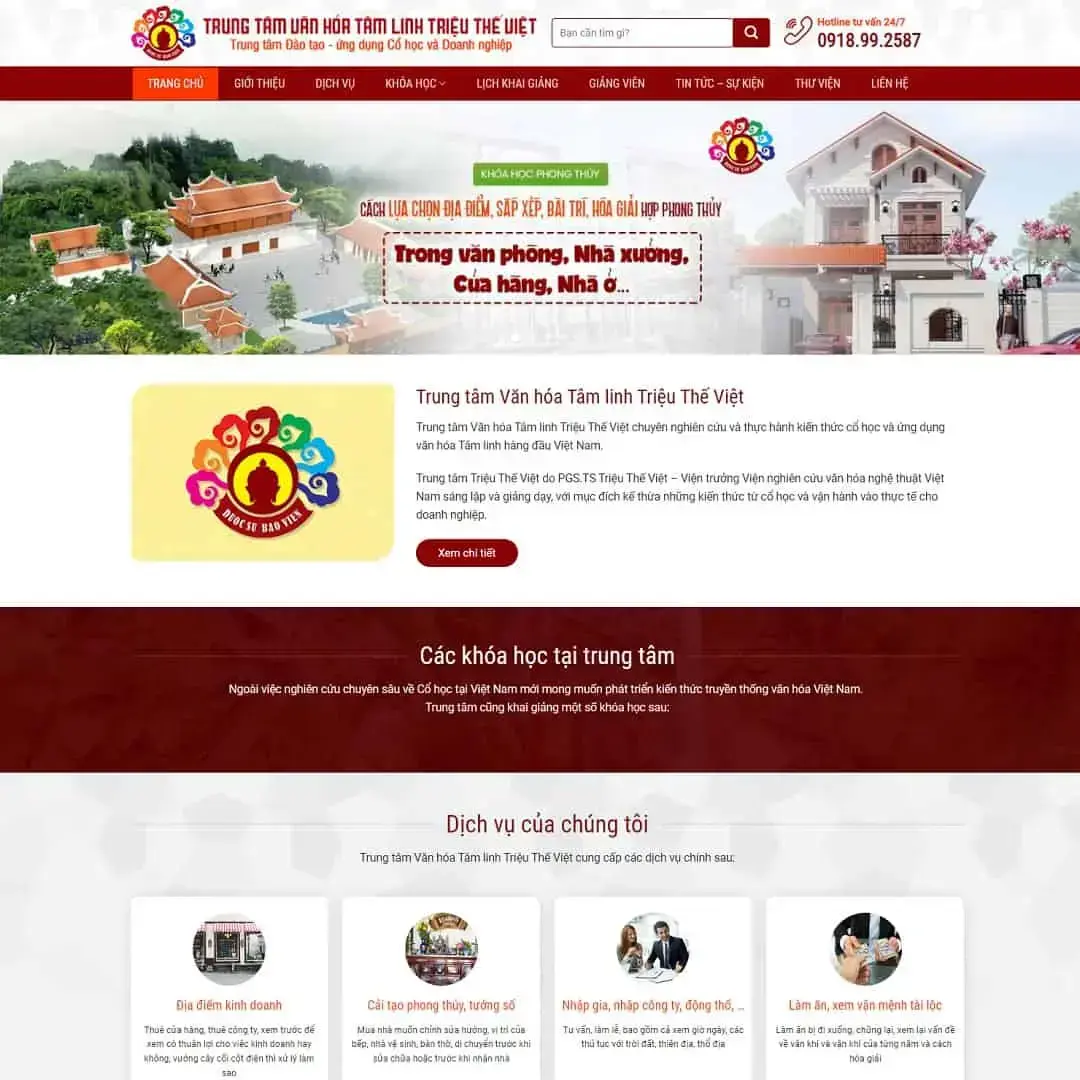 Feng Shui Training Center WordPress Theme