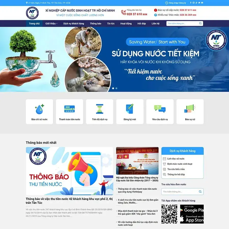 Water Supply Enterprise WordPress Theme