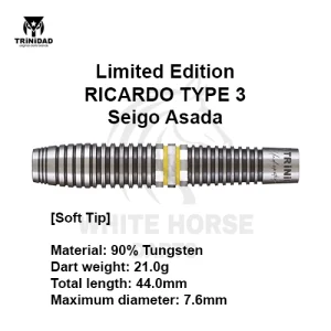 Seigo Asada RICARDO TYPE 3 S-Darts Limited Edition Set