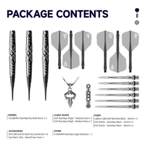 Caliburn Starships Brynhild: Premium 95% Tungsten Dart