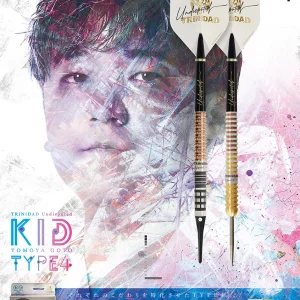 Tomoya Goto KID TYPE4 23.5g Steel Tip Darts – 90% Tungsten