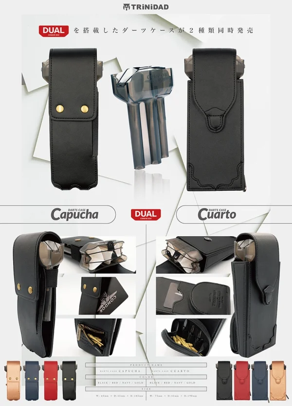 TRiNiDAD CUARTO Darts Case – Compact Pouch for Players