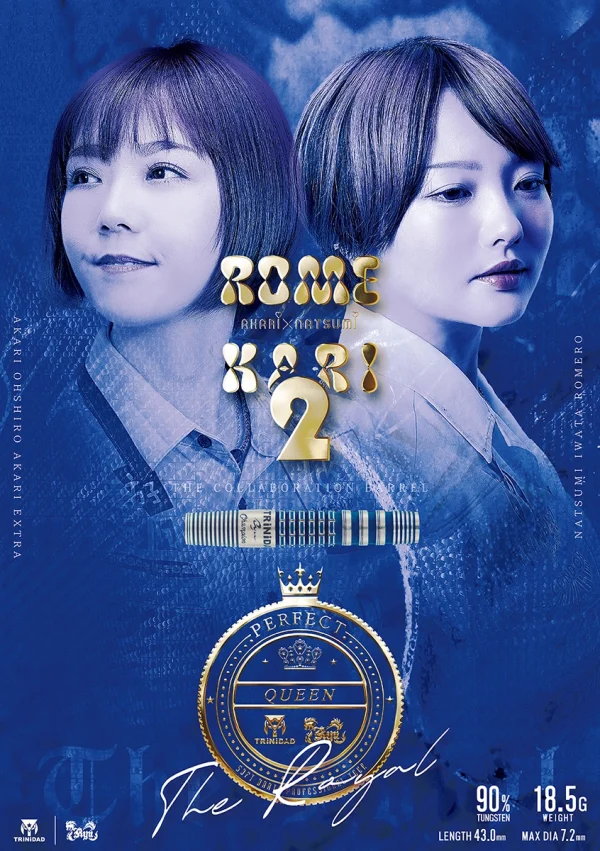 TRiNiDAD × Ryu ROMEKARI2 Soft Tip Darts - Torpedo Shape