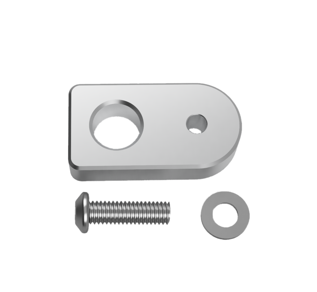 Aluminium Weld-On Plate For Bosch MAP Sensors