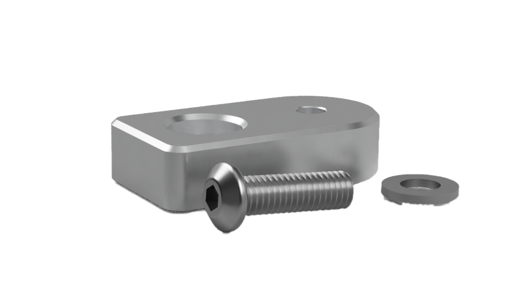 Aluminium Weld-On Plate For Bosch MAP Sensors
