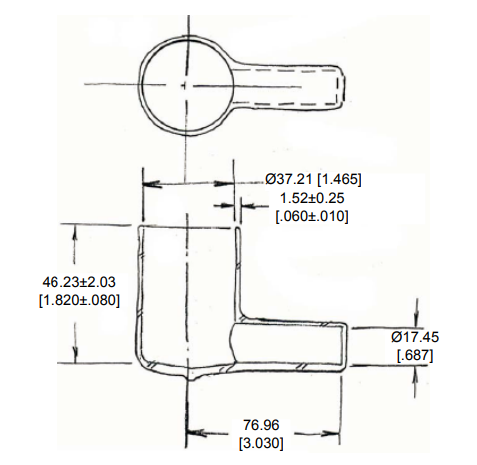Right Angle PVC Boot for HD / HDP Connectors - Black