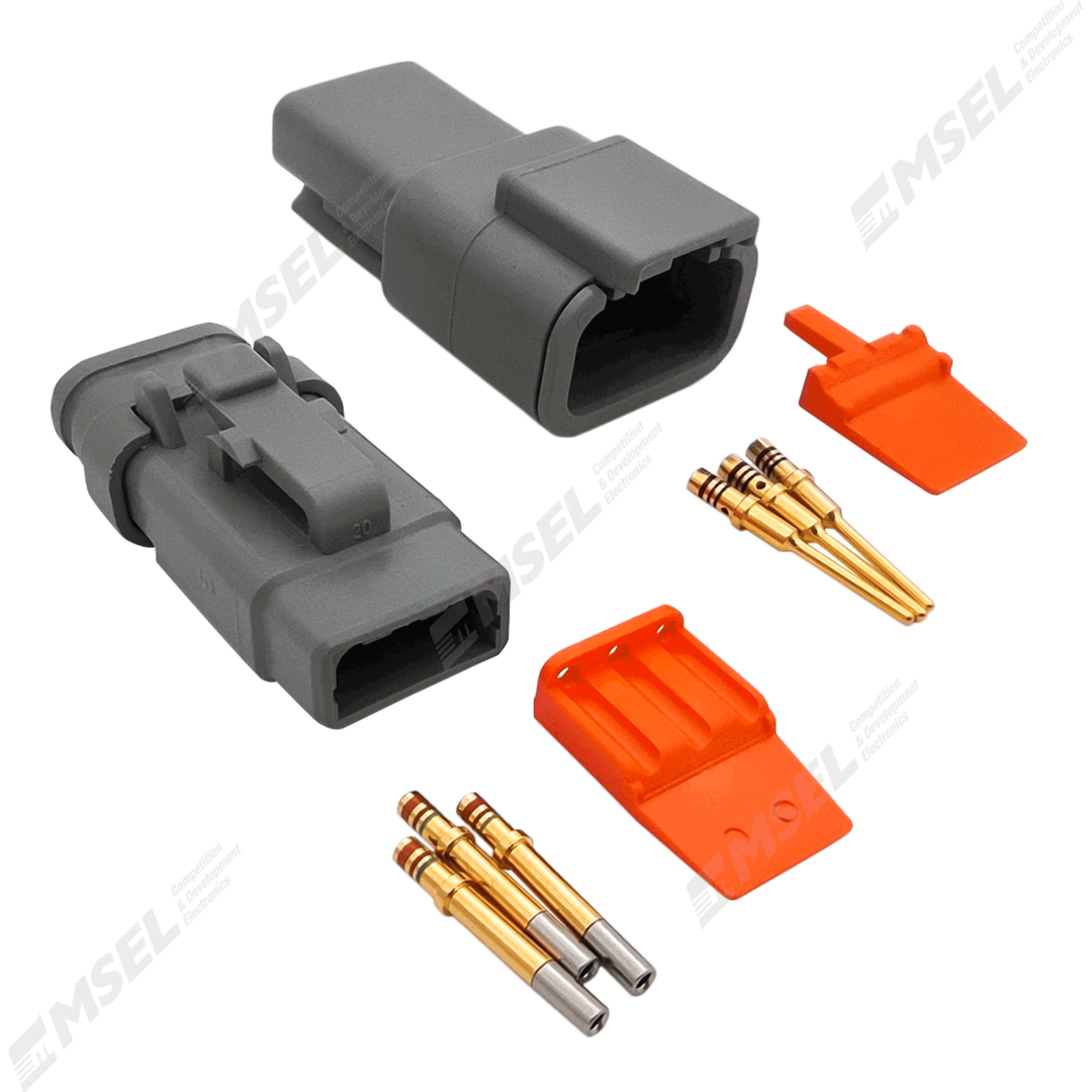 Deutsch DTM 3-Way Connector Kit