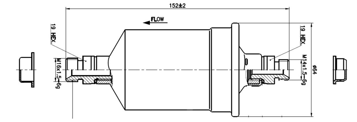 Bosch Inline Fuel Filter