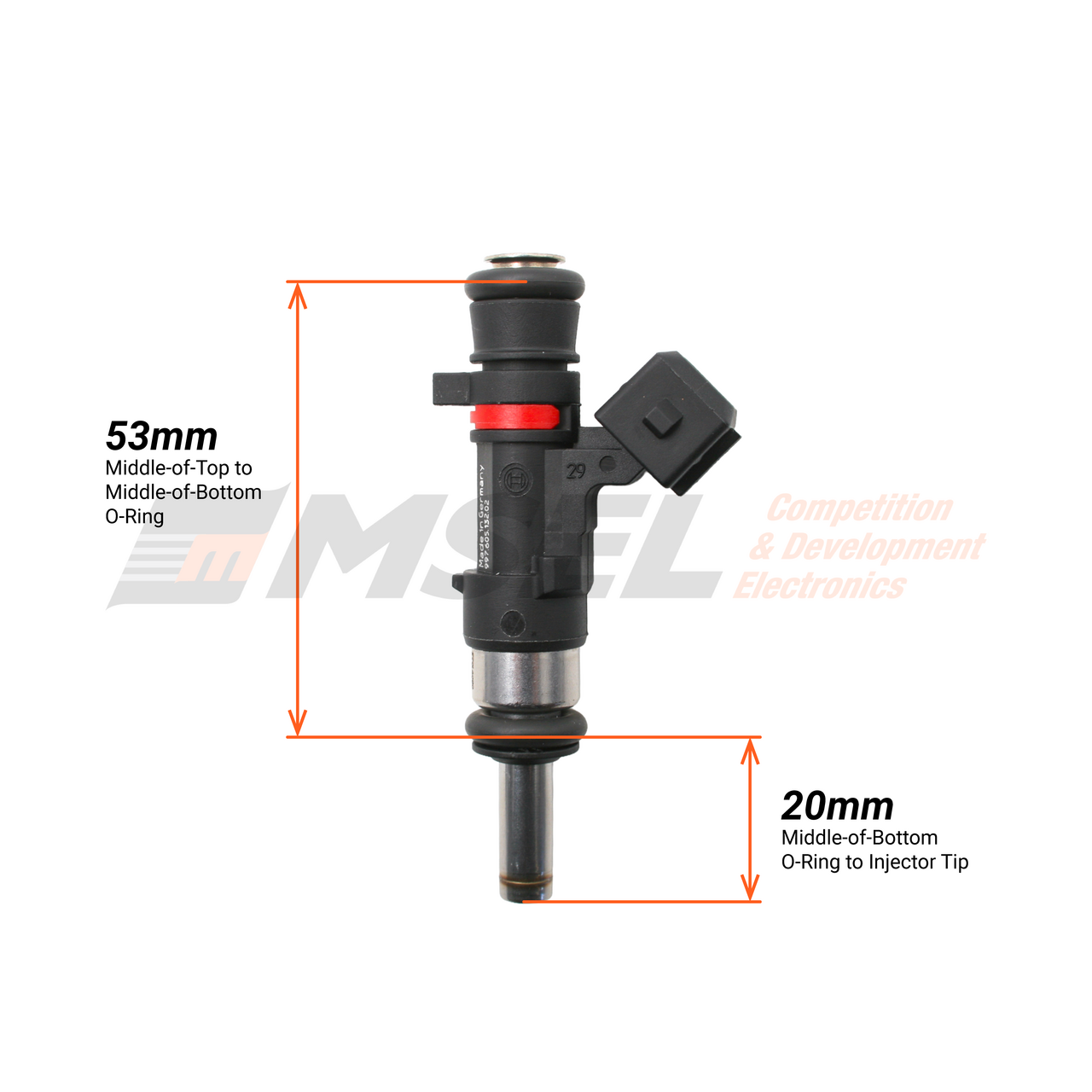 Bosch 627cc, 3/4 Length, Junior Timer, Long Pintle Fuel Injector